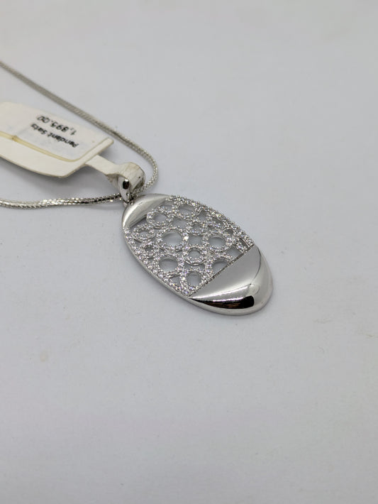 Luna Halo Pendant Set