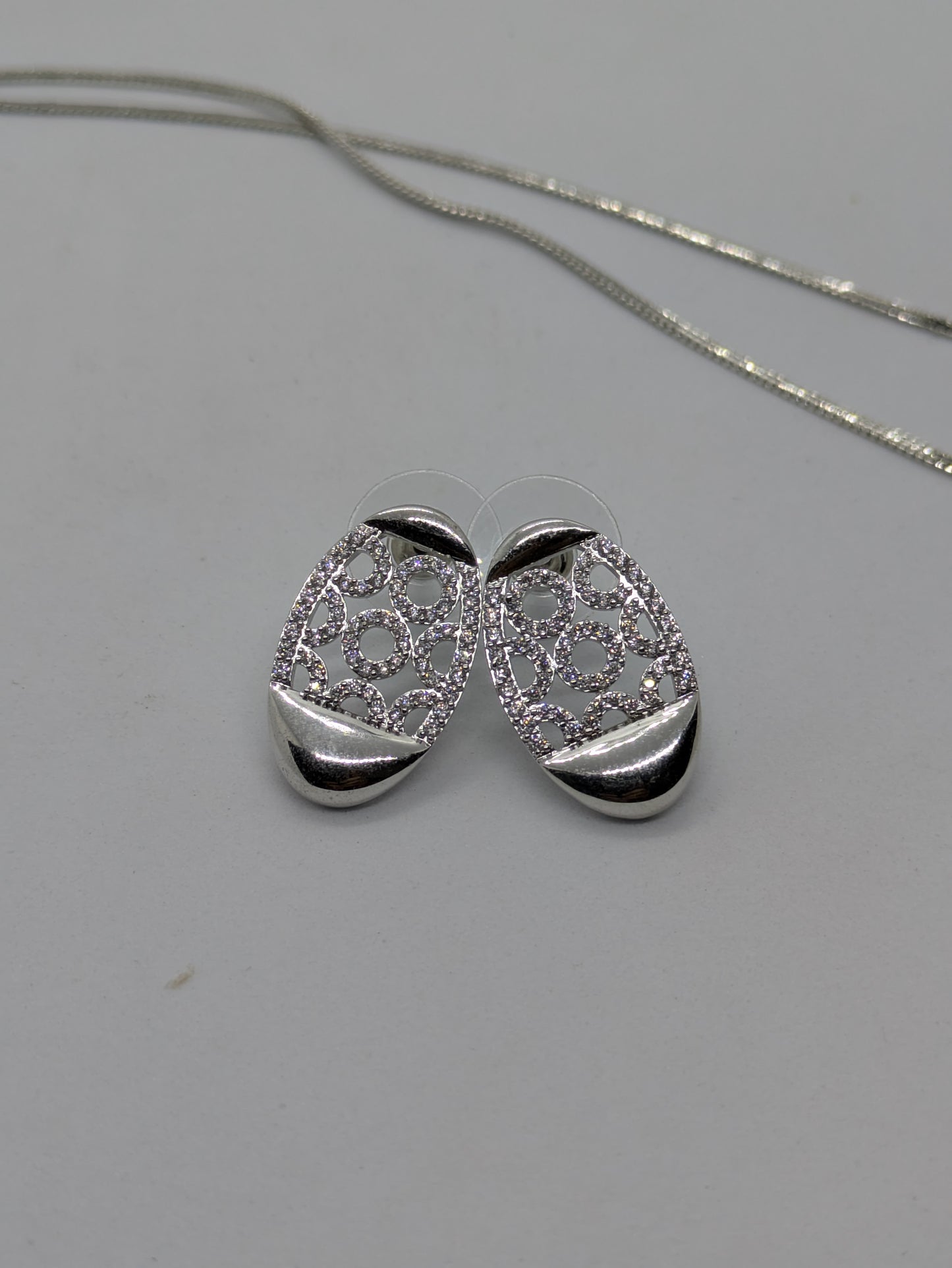Luna Halo Pendant Set