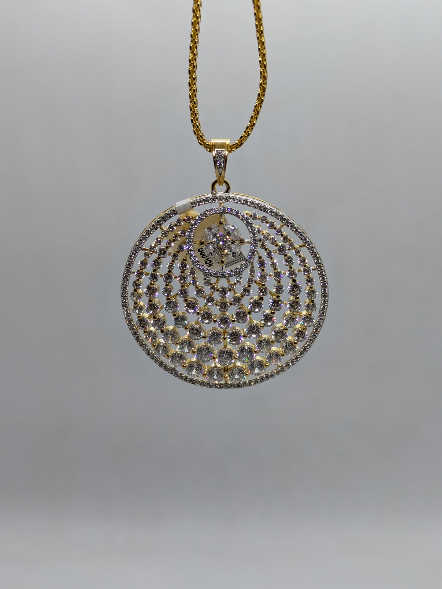 Golden Galaxy Pendant Set