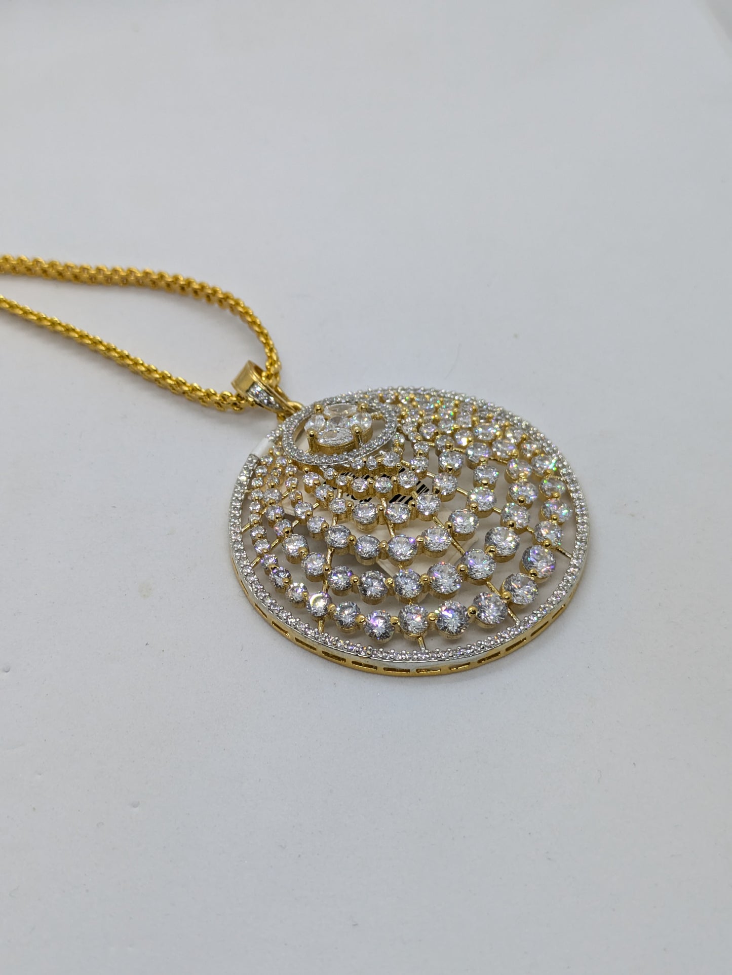 Golden Galaxy Pendant Set
