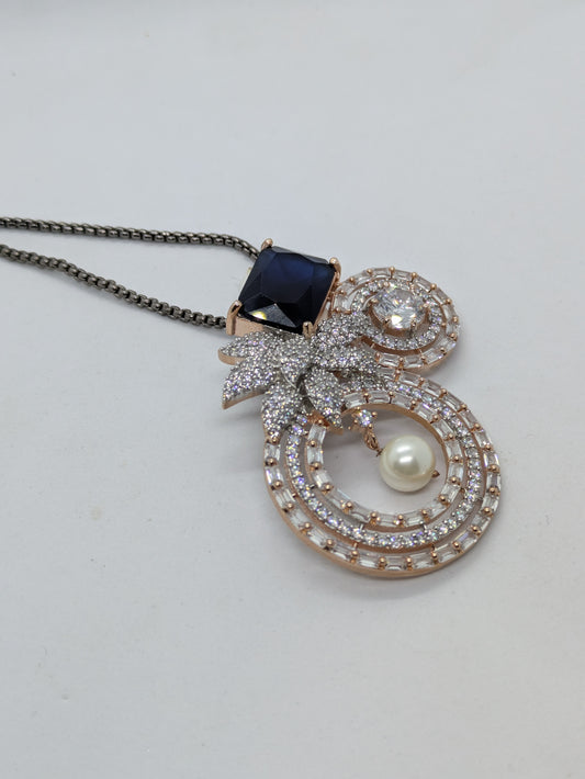 Midnight Bloom Pendant Set