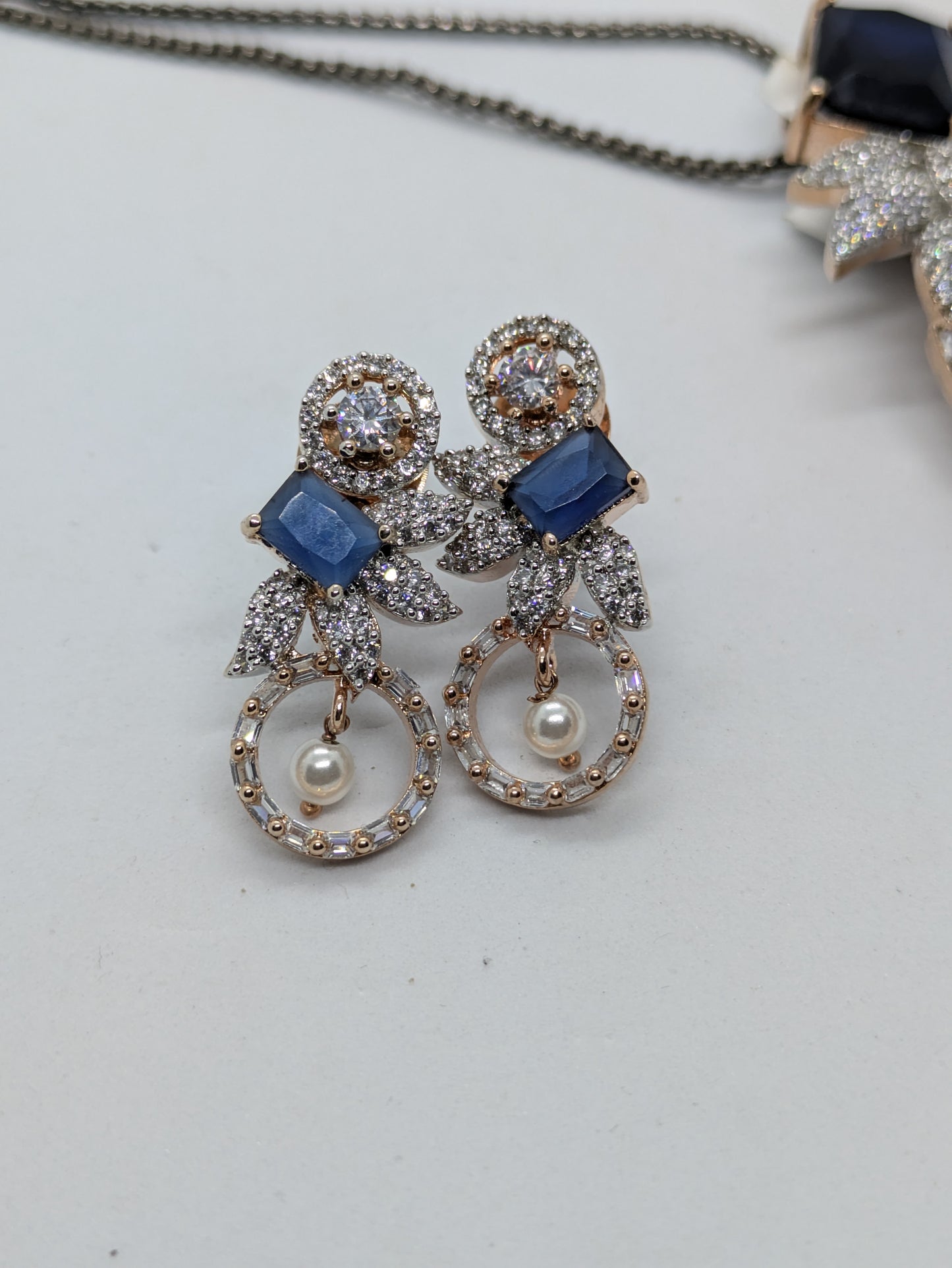 Midnight Bloom Pendant Set