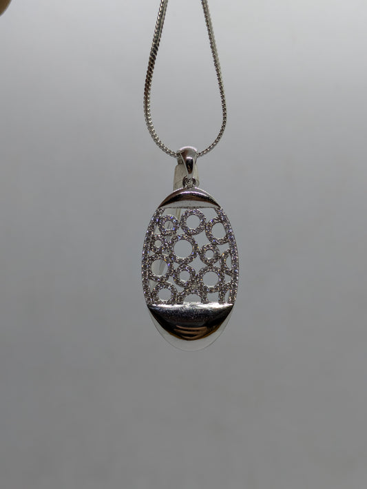 Luna Halo Pendant Set