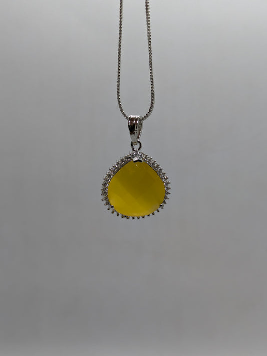 Golden Aura Pendant Set