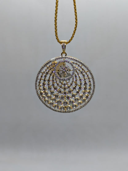 Golden Galaxy Pendant Set