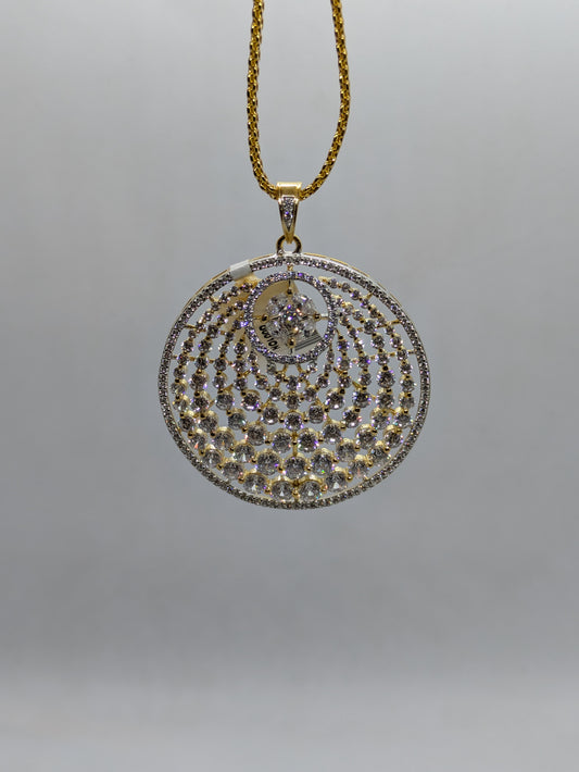 Golden Galaxy Pendant Set