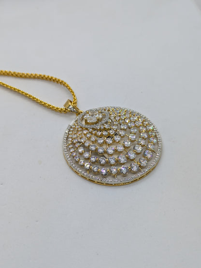 Golden Galaxy Pendant Set