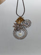 Amber Bloom Pendant Set