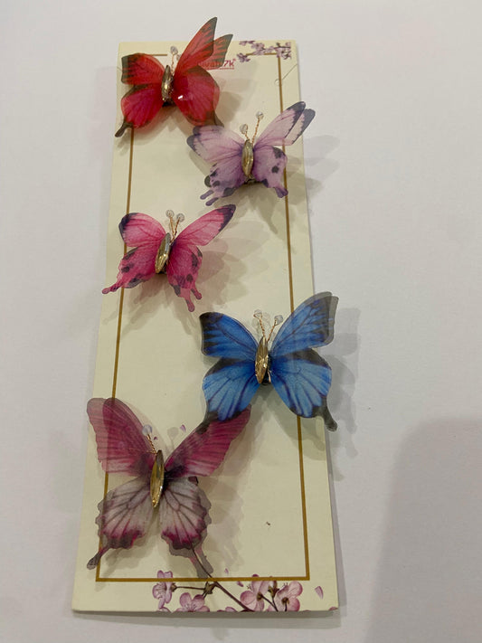 Papillon Dream Hair Clips — Set of 5